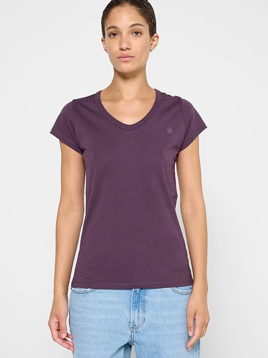 Zdjęcie produktu T-shirt basic G-Star fioletowy
