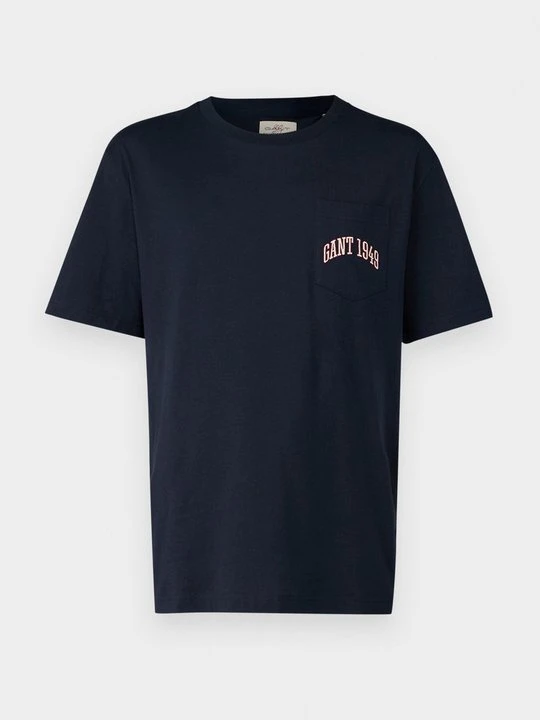 Zdjęcie produktu T-shirt basic Gant granatowy