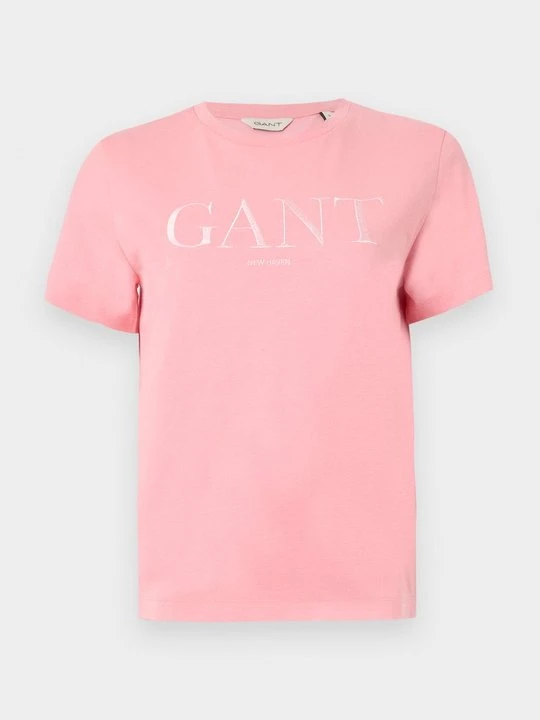 Zdjęcie produktu T-shirt basic Gant różowy