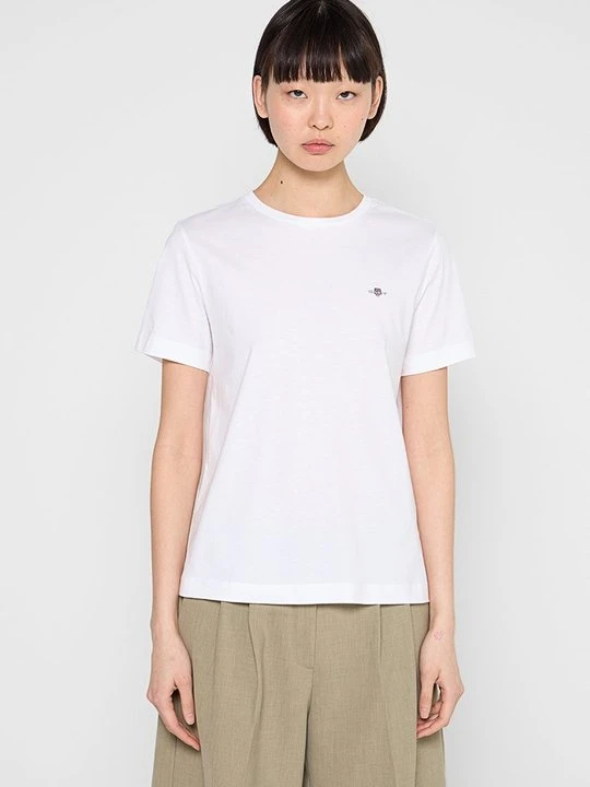 Zdjęcie produktu T-shirt basic Gant biały