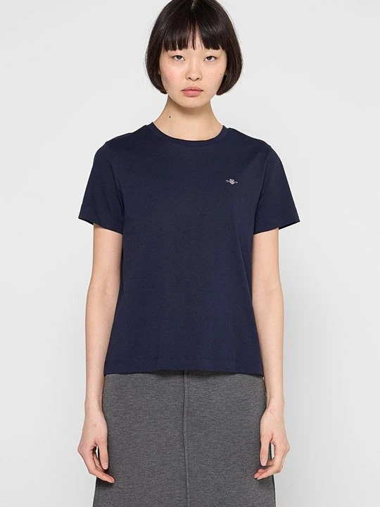 Zdjęcie produktu T-shirt basic Gant niebieski