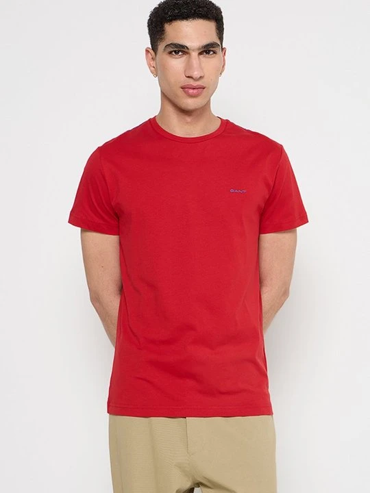 Zdjęcie produktu T-shirt basic Gant czerwony