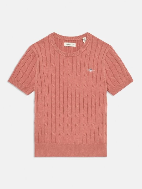 Zdjęcie produktu T-shirt basic Gant jasnoróżowy