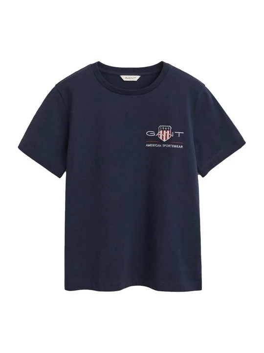 Zdjęcie produktu T-shirt basic Gant granatowy