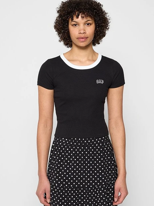 Zdjęcie produktu T-shirt basic GAP czarny