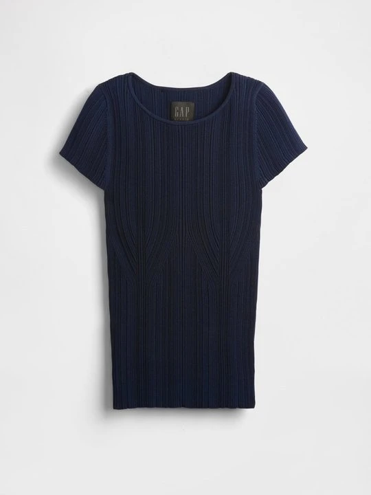 Zdjęcie produktu T-shirt basic GAP granatowy