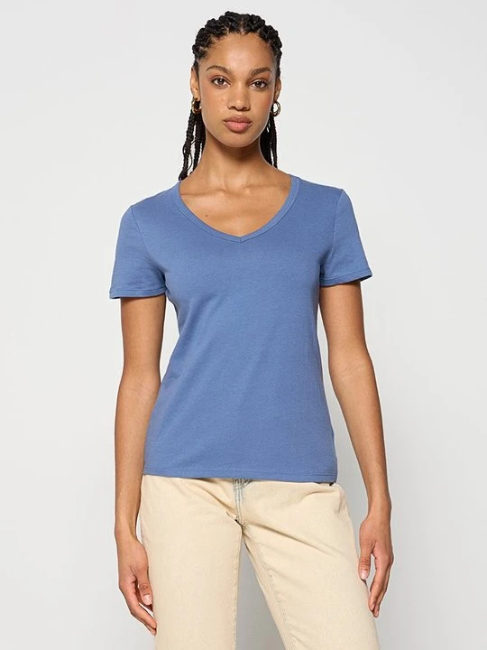 Zdjęcie produktu T-shirt basic GAP niebieski