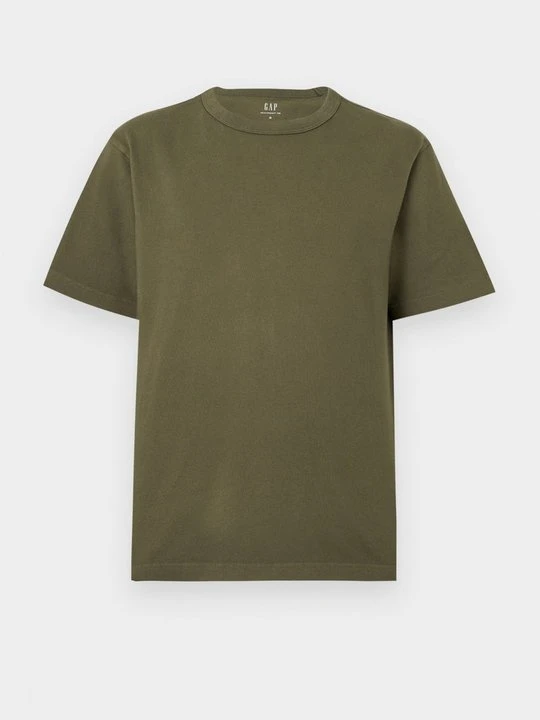 Zdjęcie produktu T-shirt basic GAP ciemnozielony