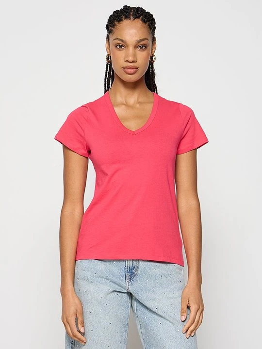 Zdjęcie produktu T-shirt basic GAP różowy