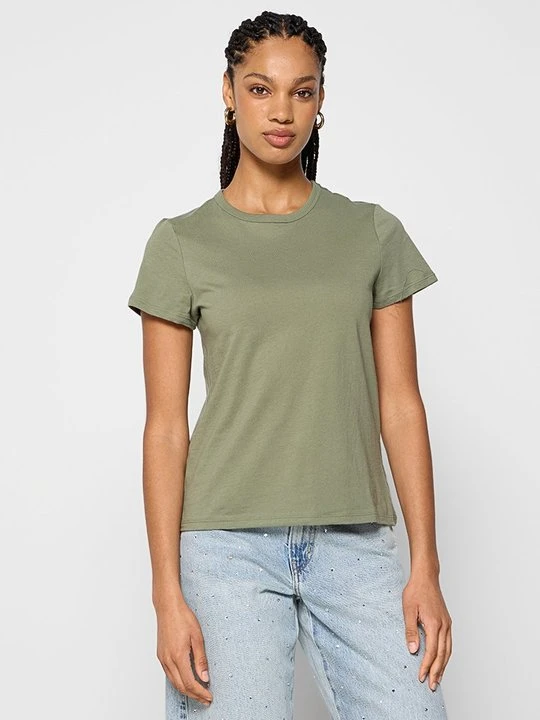 Zdjęcie produktu T-shirt basic GAP ciemnozielony