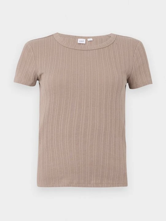 Zdjęcie produktu T-shirt basic GAP jasnobrązowy