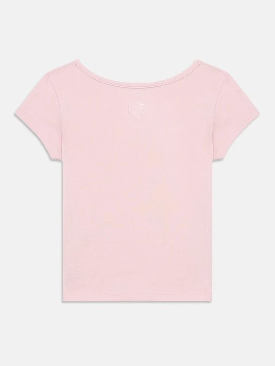 Zdjęcie produktu T-shirt basic GAP różowy
