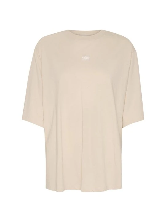Zdjęcie produktu T-shirt basic Gestuz beżowy