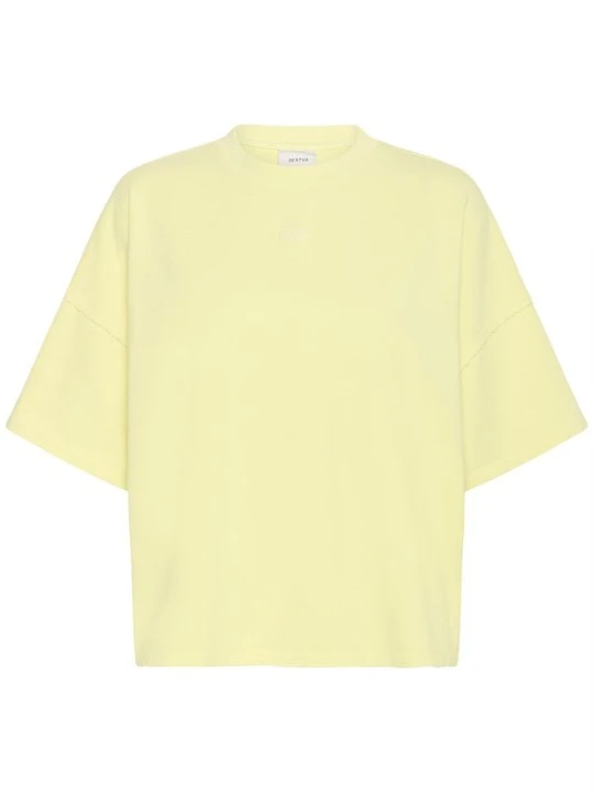 Zdjęcie produktu T-shirt basic Gestuz żółty neon
