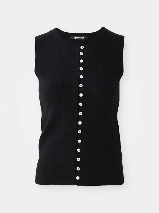 Zdjęcie produktu T-shirt basic Gina Tricot czarny