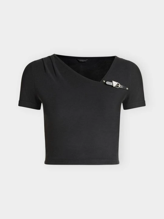 Zdjęcie produktu T-shirt basic Guess czarny