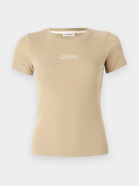 Zdjęcie produktu T-shirt basic Guess piaskowy