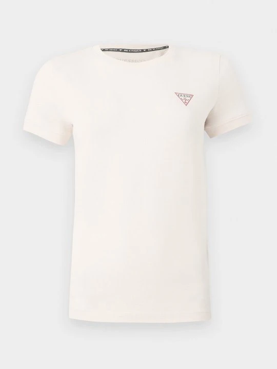 Zdjęcie produktu T-shirt basic Guess mleczny