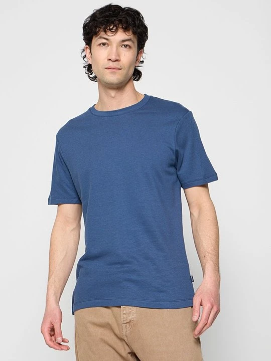 Zdjęcie produktu T-shirt basic Hackett London niebieski