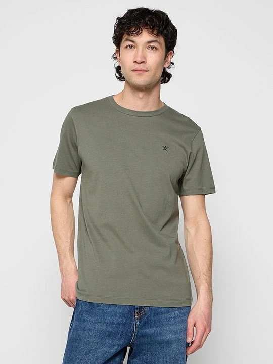 Zdjęcie produktu T-shirt basic Hackett London zielony