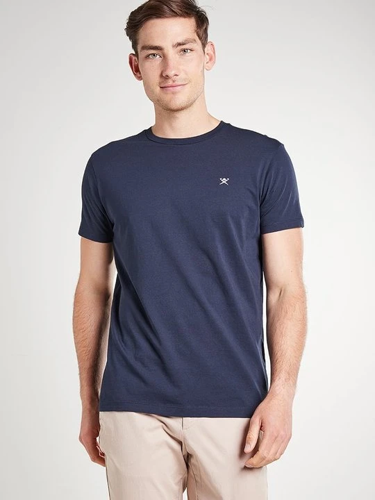 Zdjęcie produktu T-shirt basic Hackett London granatowy