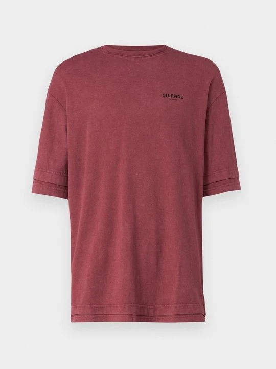Zdjęcie produktu T-shirt basic Han Kjøbenhavn ciemnoczerwony