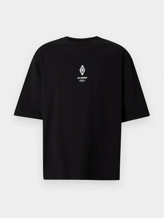 Zdjęcie produktu T-shirt basic Han Kjøbenhavn czarny