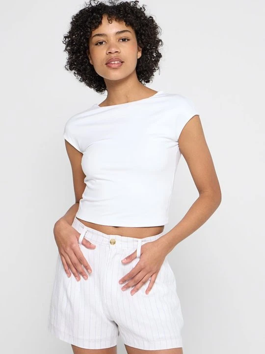 Zdjęcie produktu T-shirt basic Hollister Co. biały