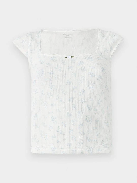 Zdjęcie produktu T-shirt basic Hollister Co. biały