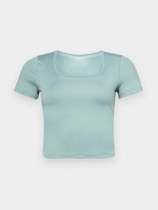 Zdjęcie produktu T-shirt basic Hollister Co. niebieski