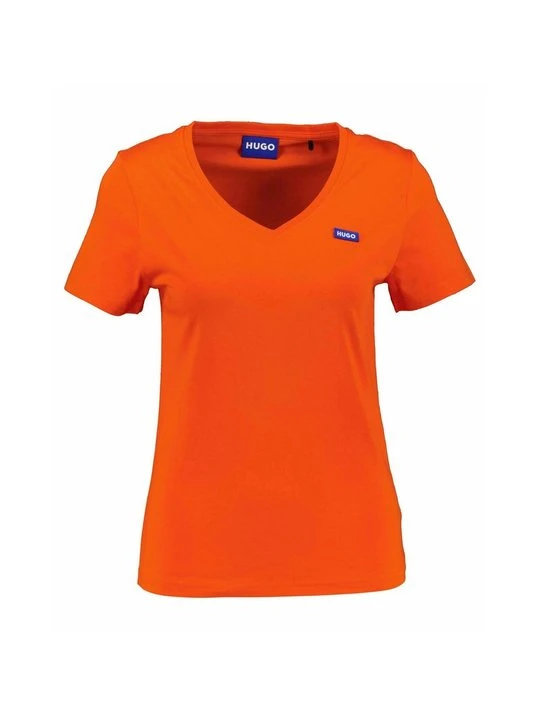 Zdjęcie produktu T-shirt basic Hugo pomarańczowy
