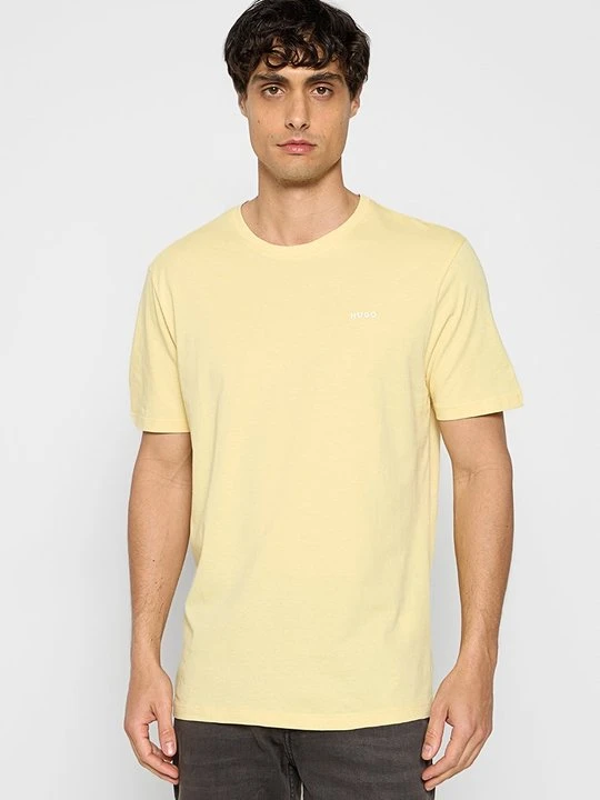 Zdjęcie produktu T-shirt basic Hugo żółty