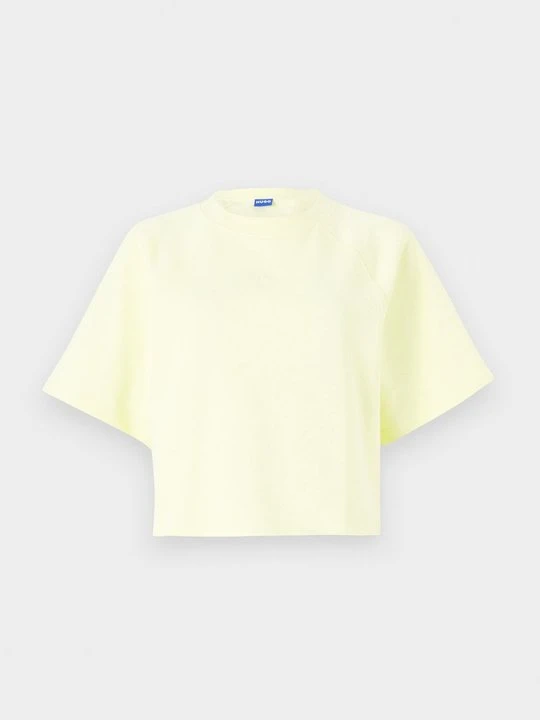 Zdjęcie produktu T-shirt basic Hugo jasnożółty
