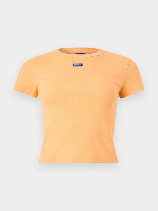 Zdjęcie produktu T-shirt basic Hugo pomarańczowy