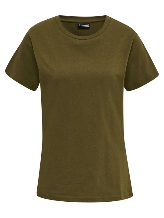 Zdjęcie produktu T-shirt basic Hummel oliwkowy