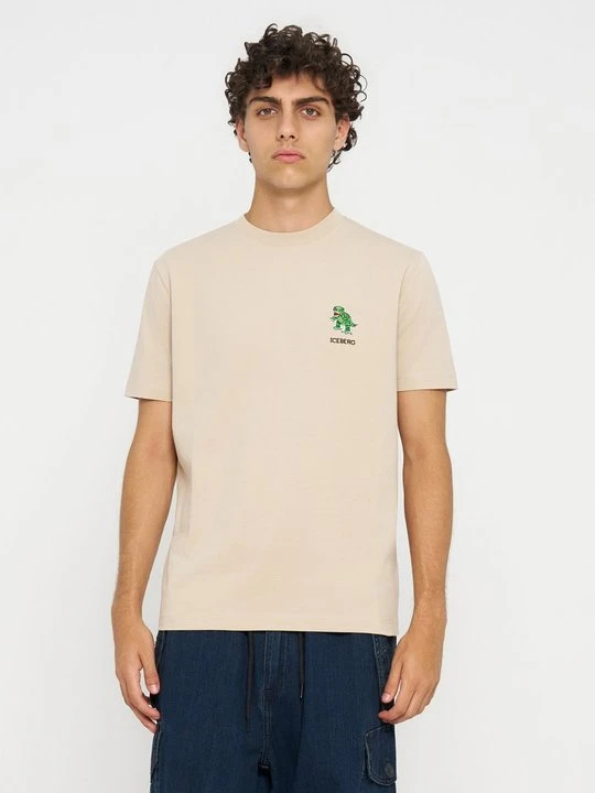 Zdjęcie produktu T-shirt basic Iceberg beżowy