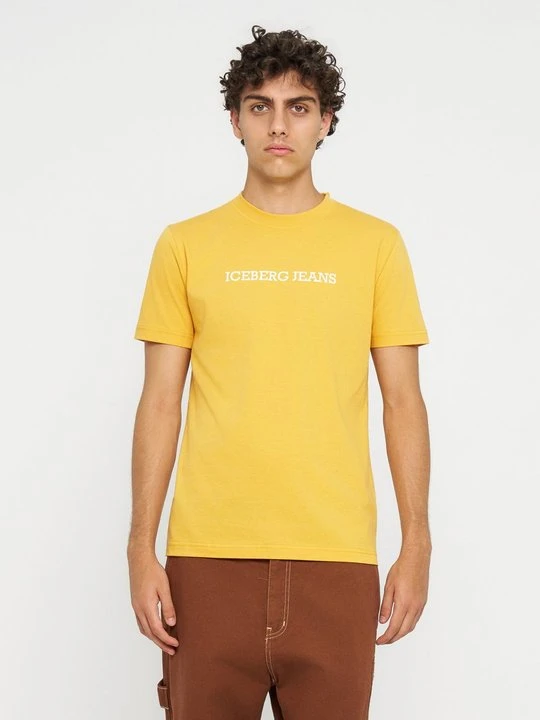 Zdjęcie produktu T-shirt basic Iceberg pomarańczowy