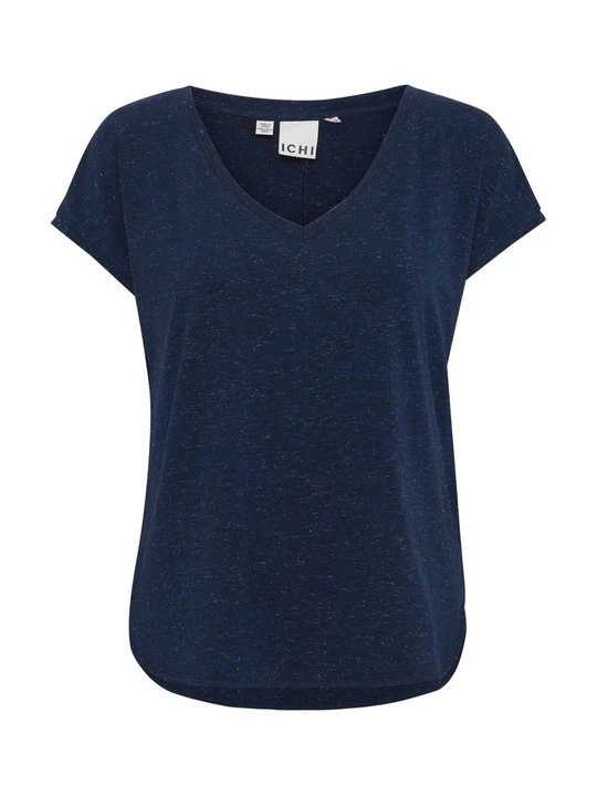 Zdjęcie produktu T-shirt basic Ichi granatowy