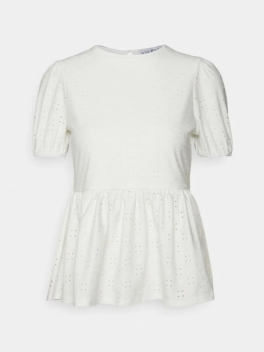 Zdjęcie produktu T-shirt basic In The Style biały