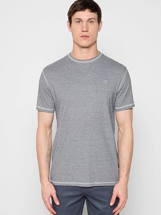 Zdjęcie produktu T-shirt basic INDICODE jasnoniebieski