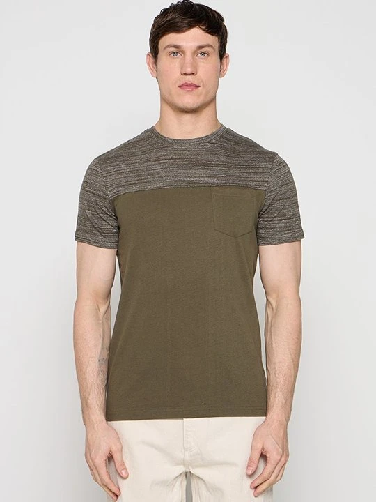 Zdjęcie produktu T-shirt basic INDICODE zielony