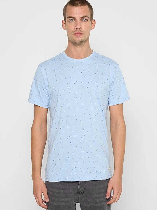 Zdjęcie produktu T-shirt basic INDICODE niebieski