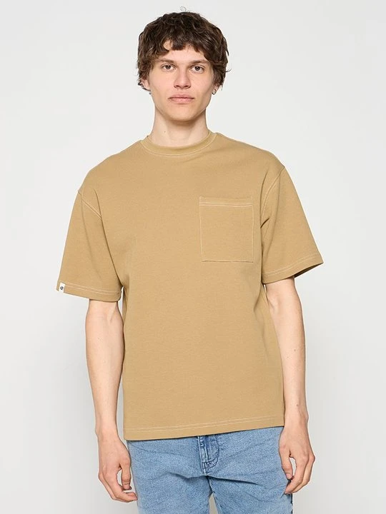 Zdjęcie produktu T-shirt basic INDICODE beżowy