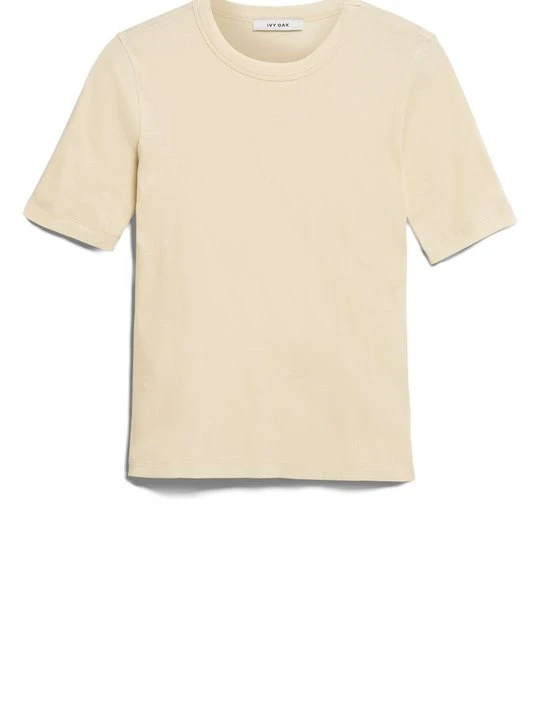 Zdjęcie produktu T-shirt basic IVY & OAK jasnożółty
