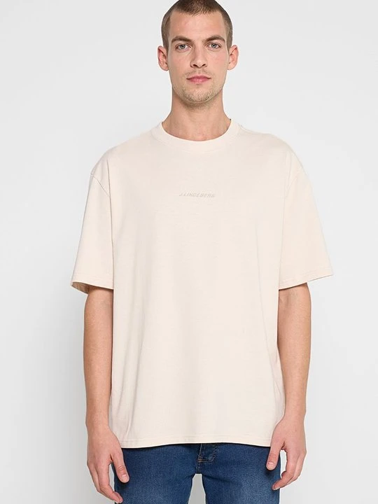 Zdjęcie produktu T-shirt basic J.Lindeberg beżowy