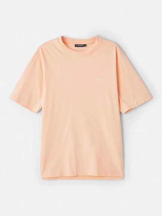 Zdjęcie produktu T-shirt basic J.Lindeberg pomarańczowy