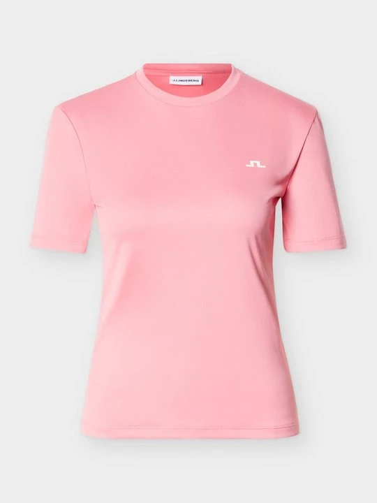 Zdjęcie produktu T-shirt basic J.Lindeberg koralowy