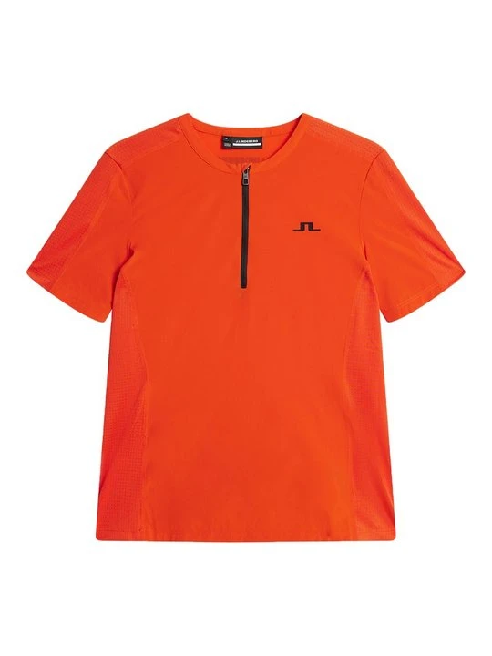 Zdjęcie produktu T-shirt basic J.Lindeberg czerwony