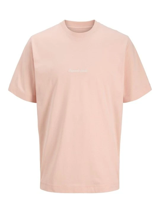 Zdjęcie produktu T-shirt z nadrukiem Jack&Jones jasnoróżowy
