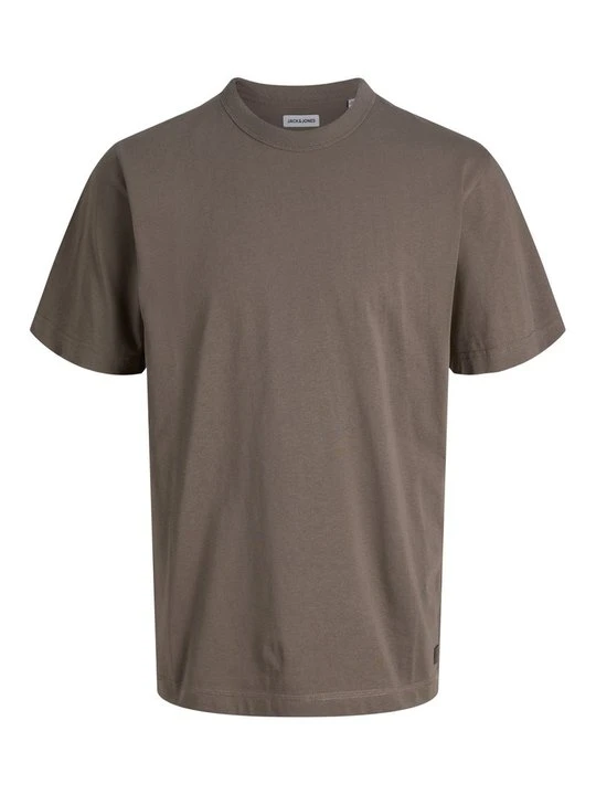 Zdjęcie produktu T-shirt basic Jack&Jones ciemnobrązowy